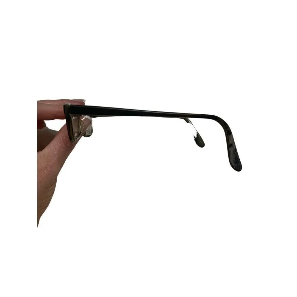 See Glasses Eyeglasses Frames Black Brown Rectangle 152